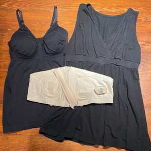 Nursing/Pumping bundle - Kindred Bravely maternity/nursing tank & cami, OS bra